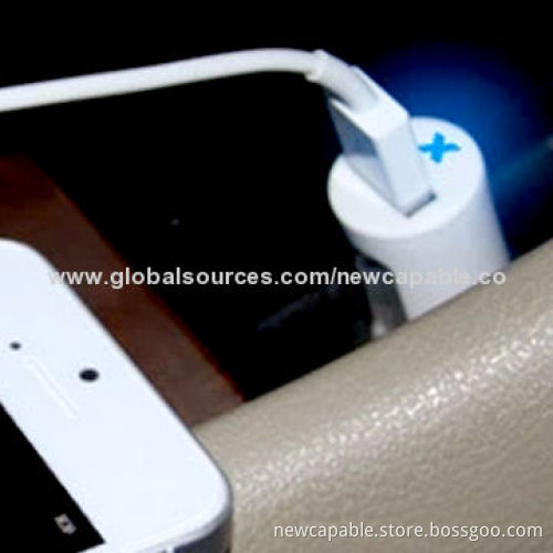 Car Charger with 12-24V DC Inputs, 5V DC, 2.1A Output